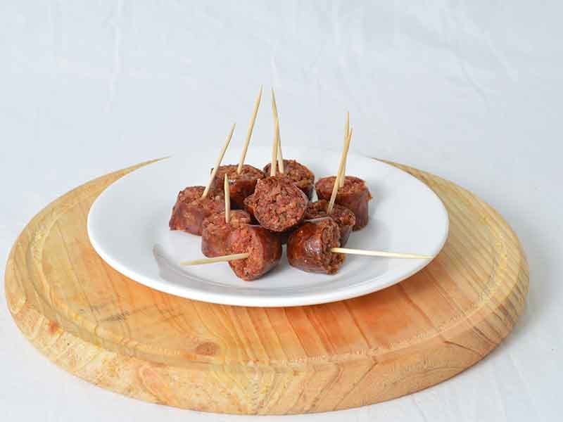 mini chorizos / 12 piezas