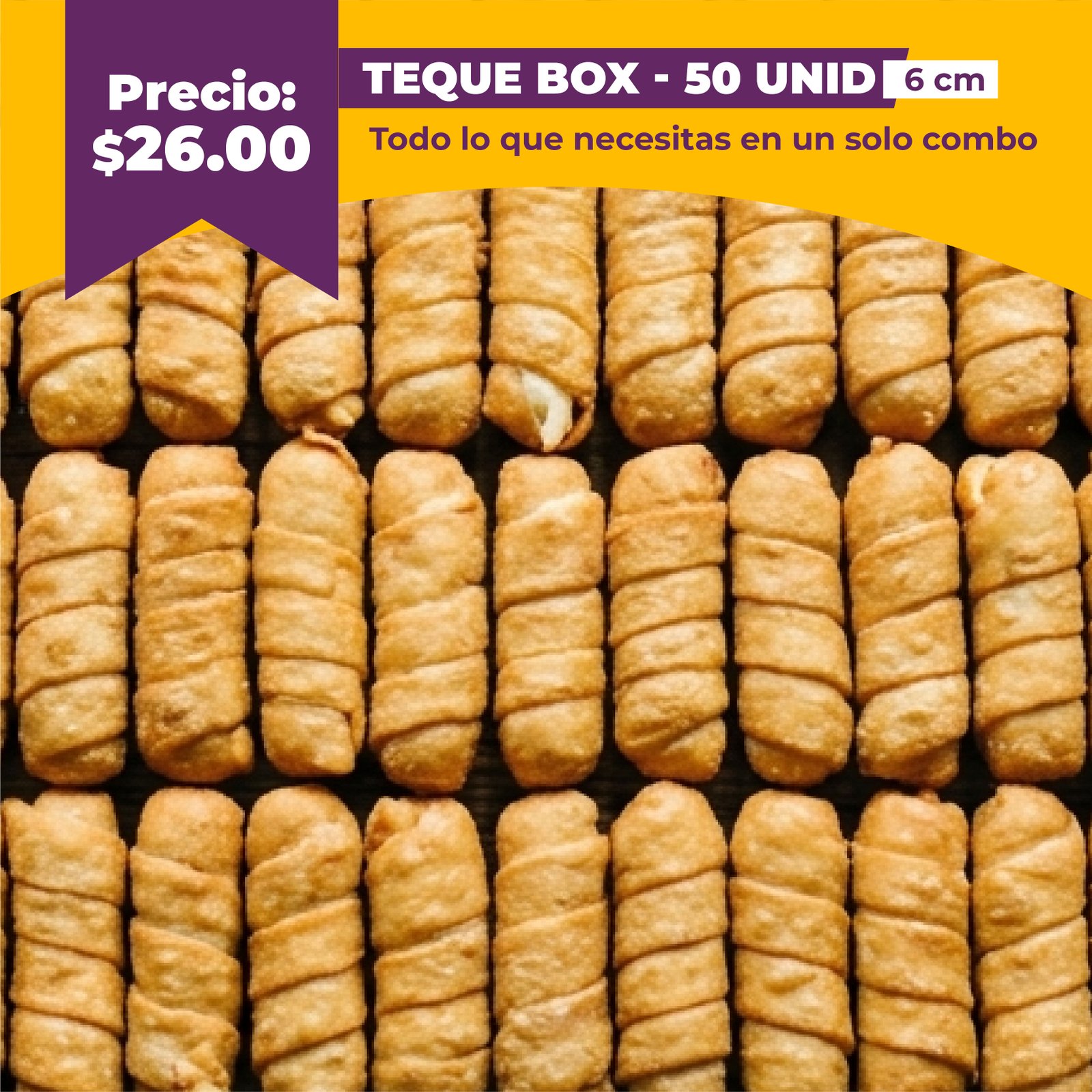 Teque Box 50 unidades. 